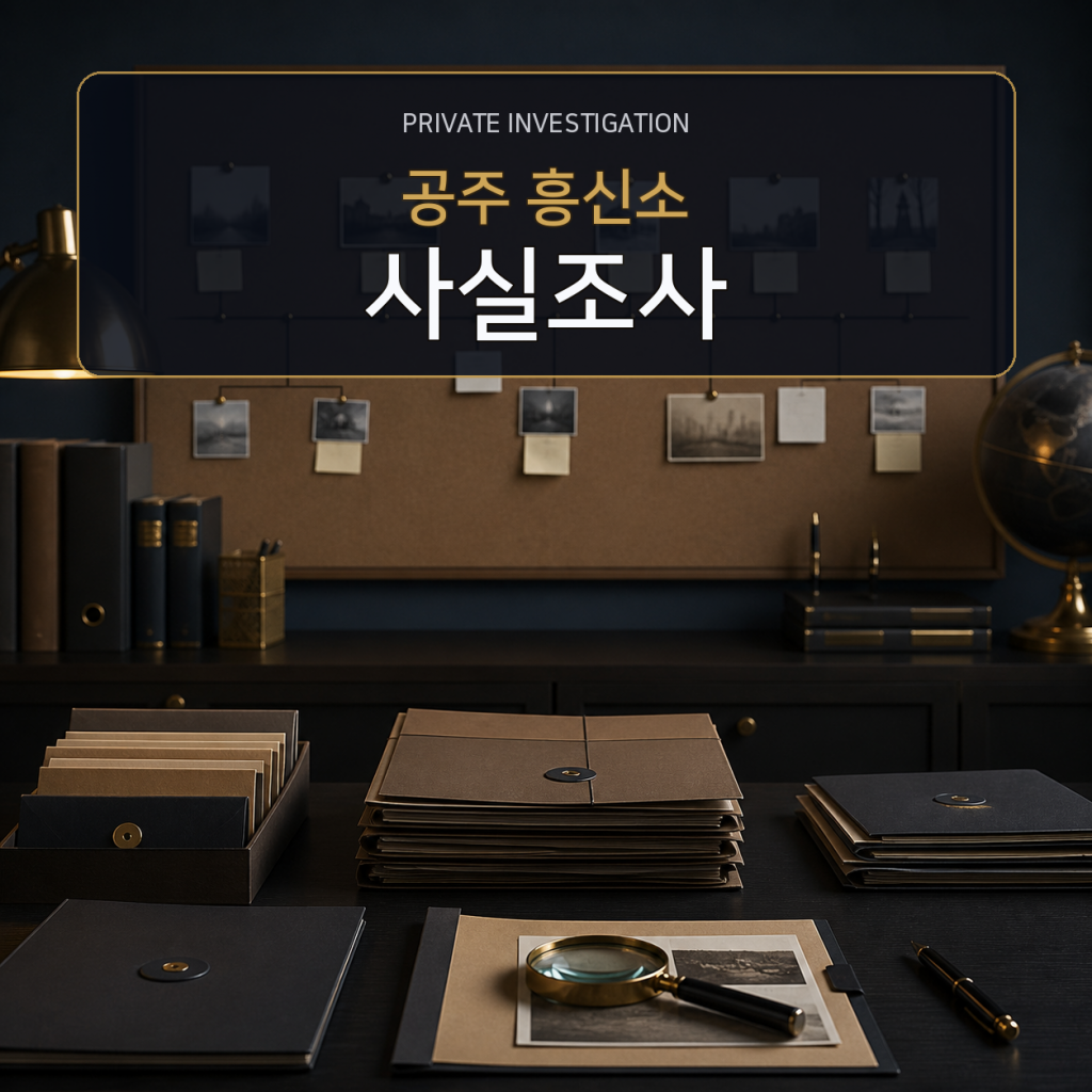공주 사실관계 조사 전문 흥신소