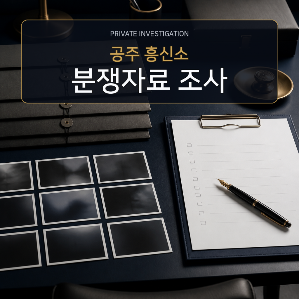 공주 분쟁자료 조사 전문 흥신소